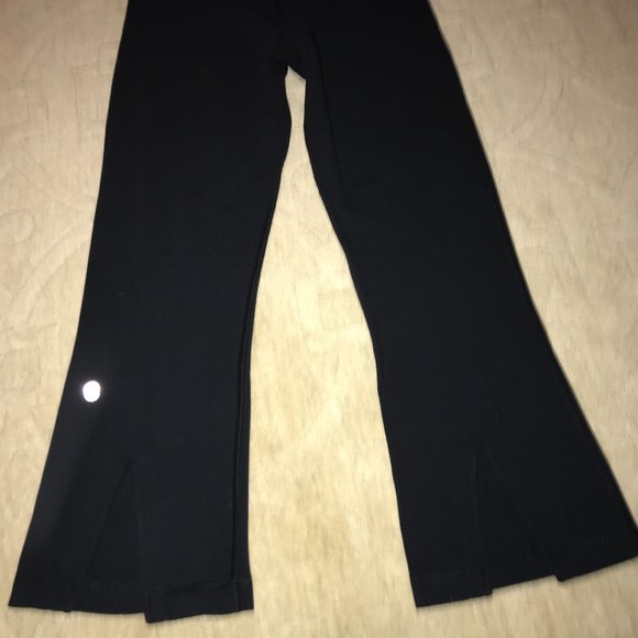 Lululemon Crop Legging with Back Slit - Picture 3 of 8